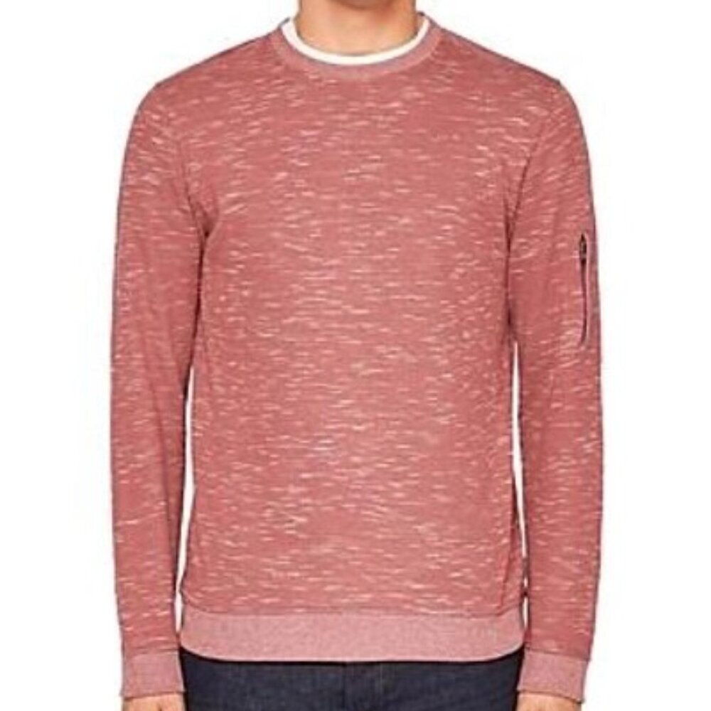 Ted Baker London Bepay Zip Detail Jersey Sweater In Dusky Pink